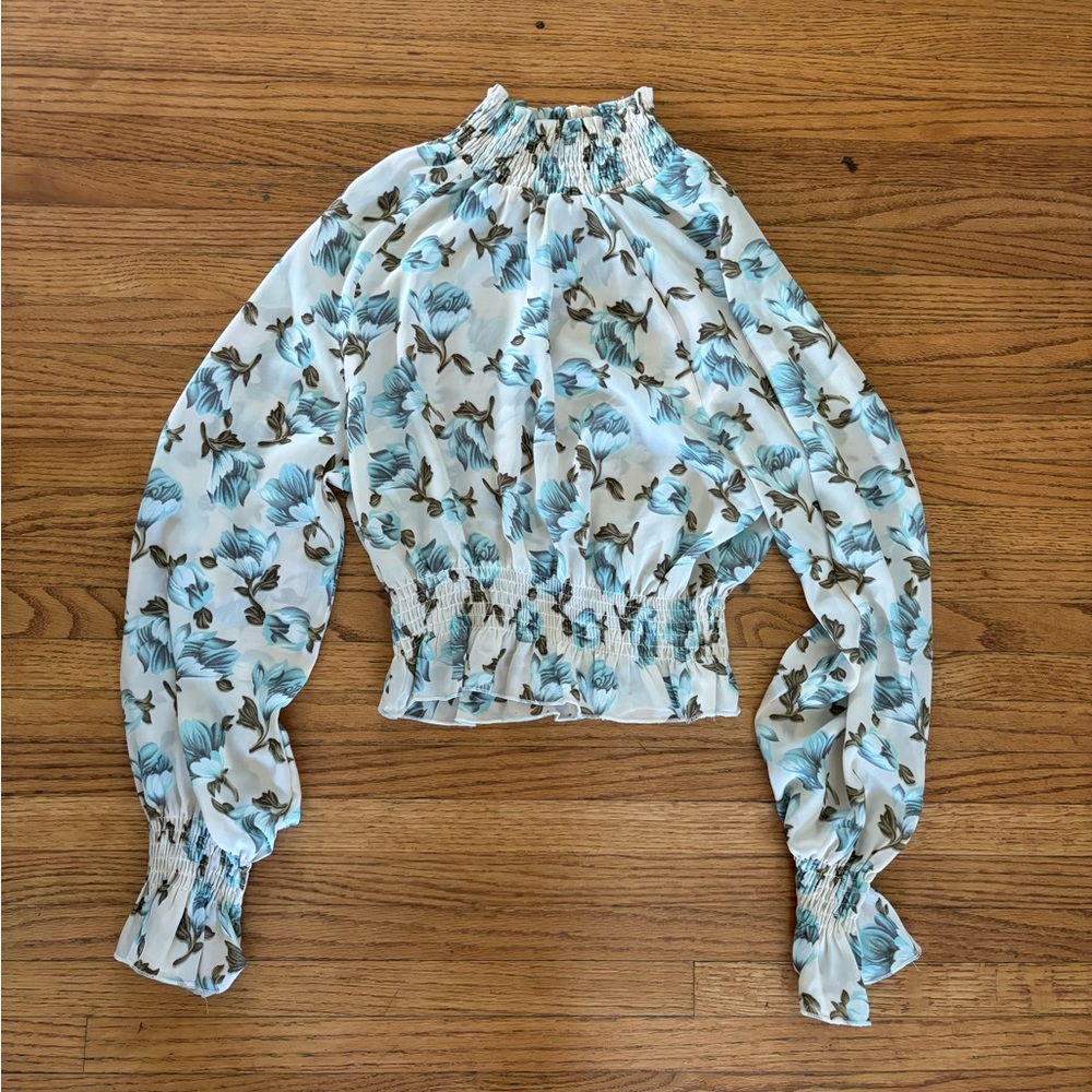 Diffuse Floral Top